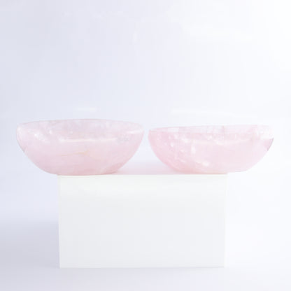 Rose Quartz Bowls Set of 5