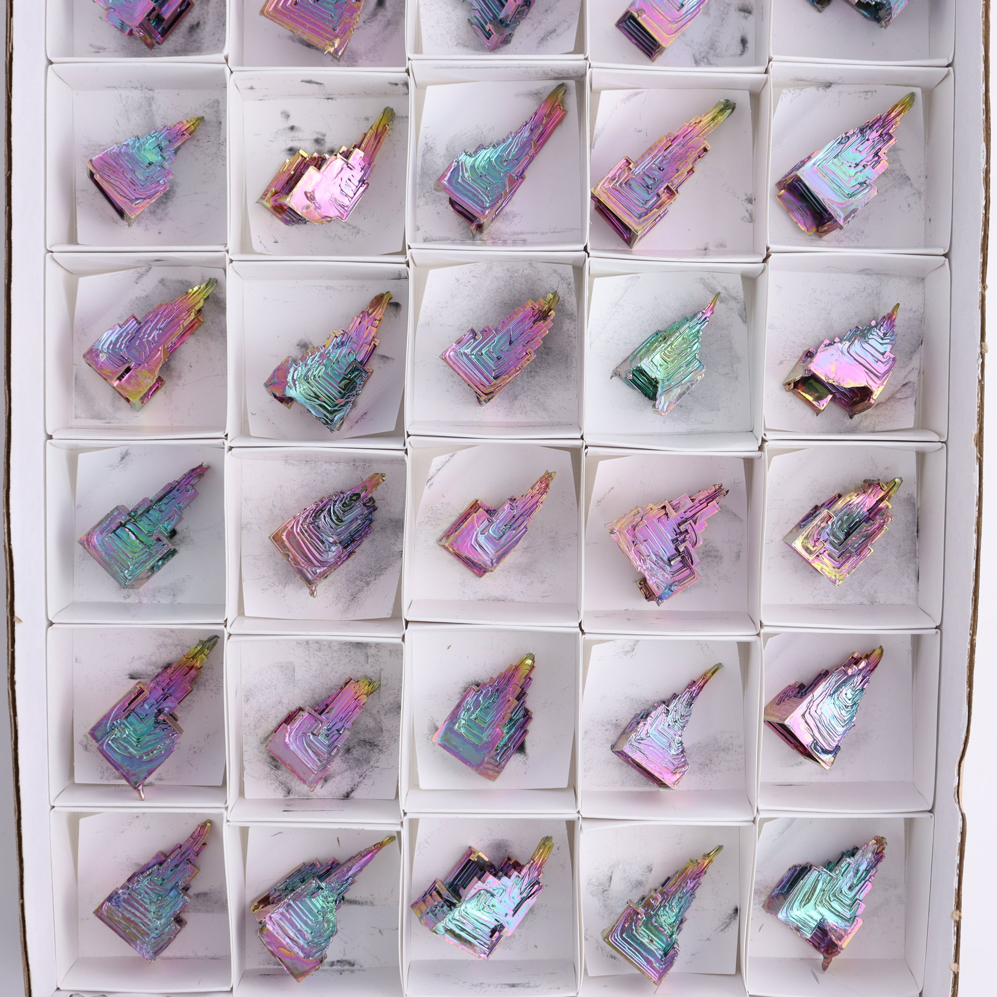 Bismuth Flat of 35 - Expert Wholesale and Supplier of Wholesale Crystals & Bulk Gemstones, ["Bismuth"]