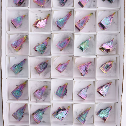 Bismuth Flat of 35 - Expert Wholesale and Supplier of Wholesale Crystals & Bulk Gemstones, ["Bismuth"]