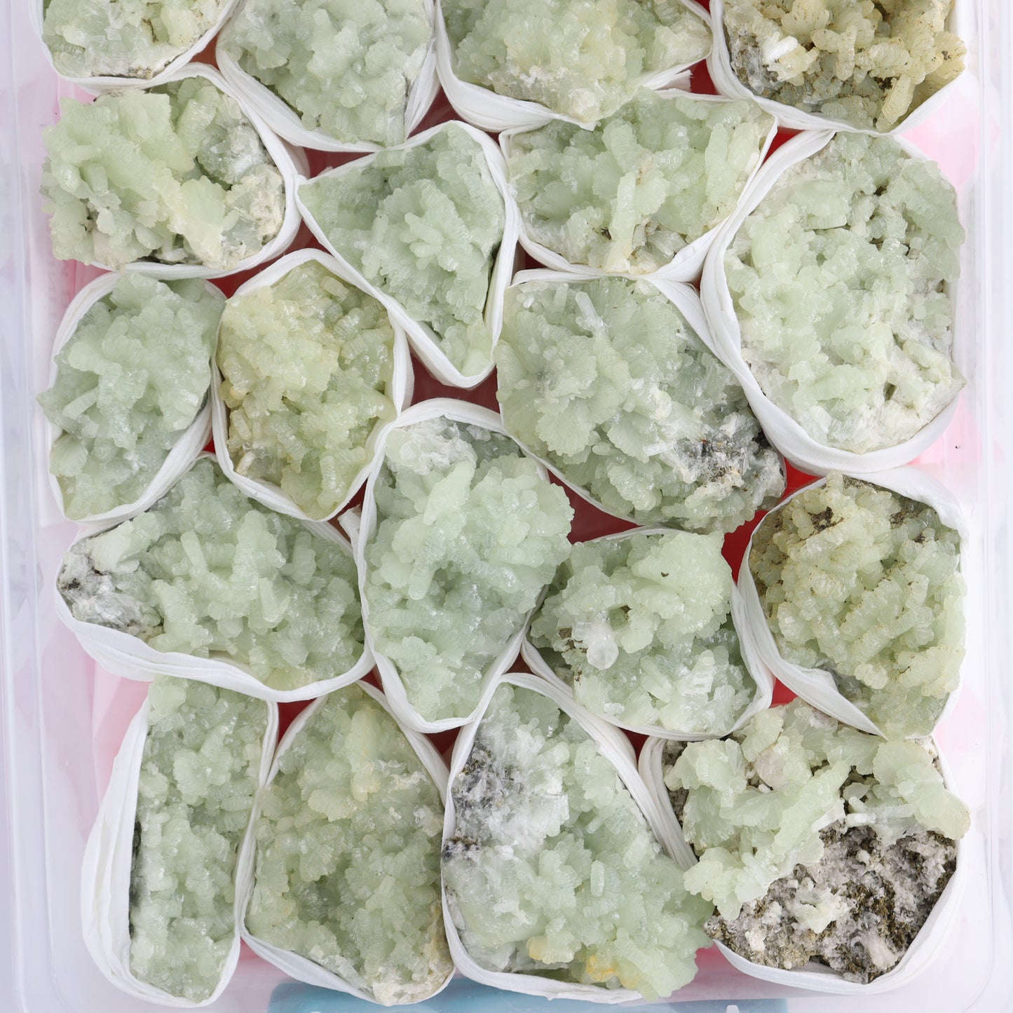 Prehnite Flat from Morocco - Expert Wholesale and Supplier of Wholesale Crystals & Bulk Gemstones, ["Clusters","Flats","Morocco","Prehnite"]