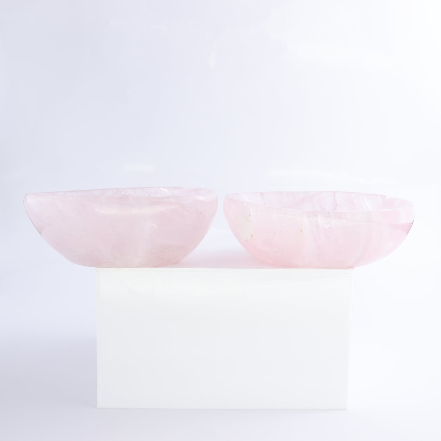 Rose Quartz Bowls Set of 5