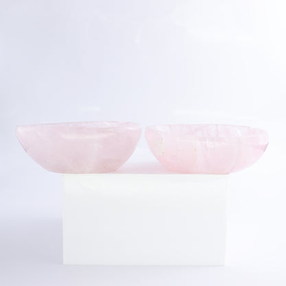 Rose Quartz Bowls Set of 5
