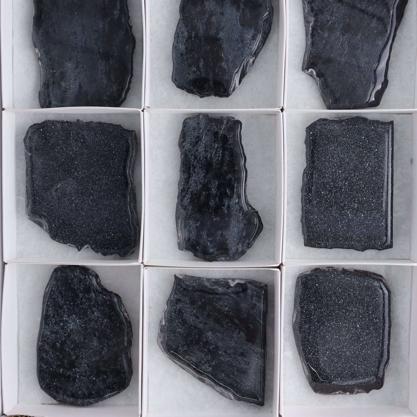 Specularite Flat of 12 - Expert Wholesale and Supplier of Wholesale Crystals & Bulk Gemstones, ["flat","Flats","Specularite","United States"]