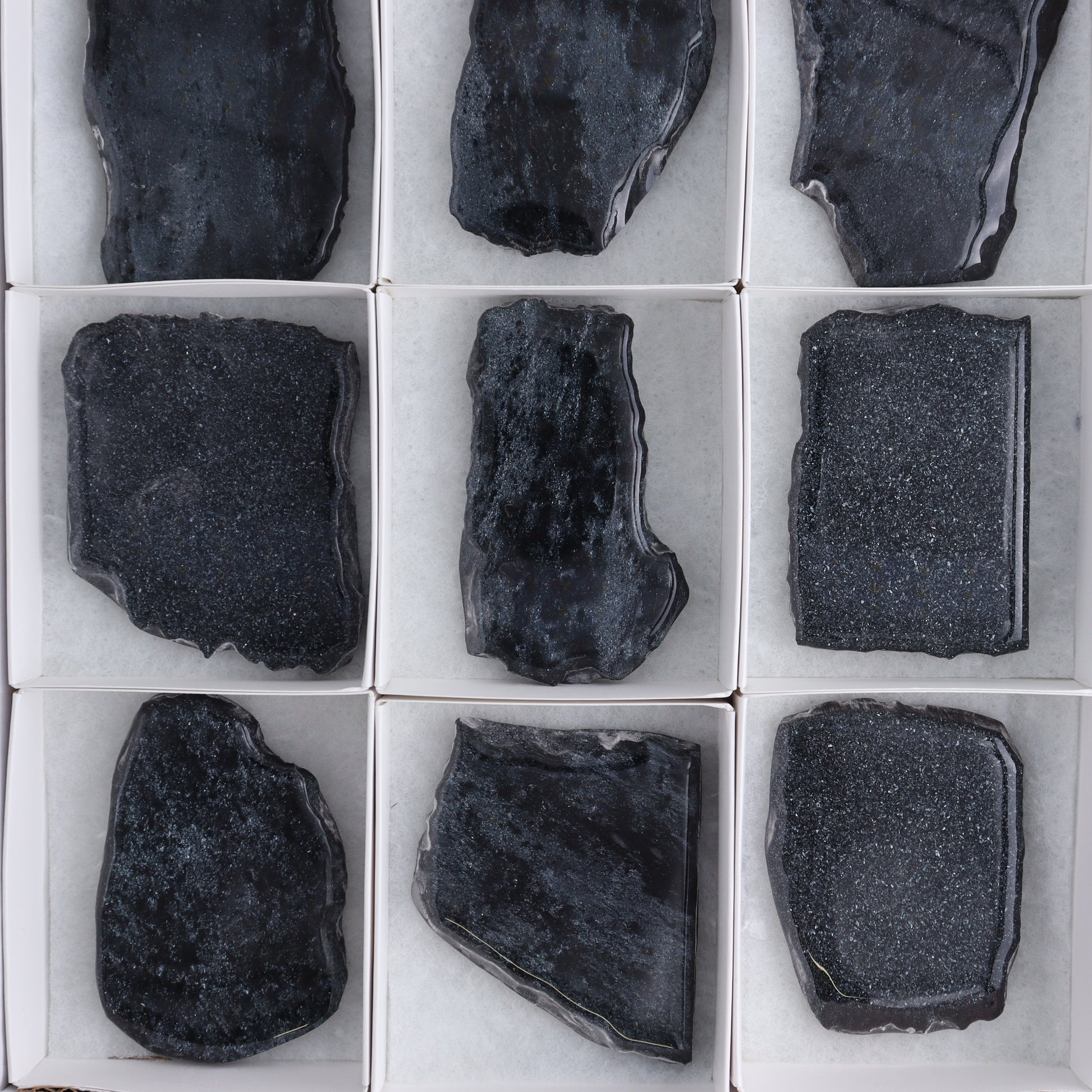 Specularite Flat of 12 - Expert Wholesale and Supplier of Wholesale Crystals & Bulk Gemstones, ["flat","Flats","Specularite","United States"]