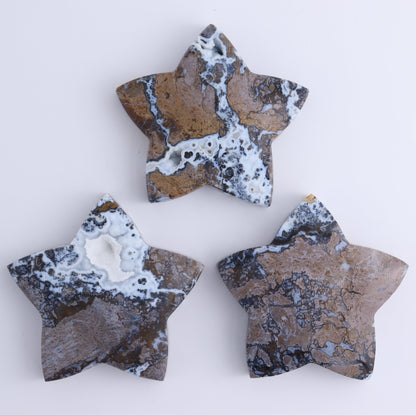 Brecciated Jasper Stars Set of 6 - Expert Wholesale and Supplier of Wholesale Crystals & Bulk Gemstones, ["Brecciated Jasper","Indonesia","stars"]