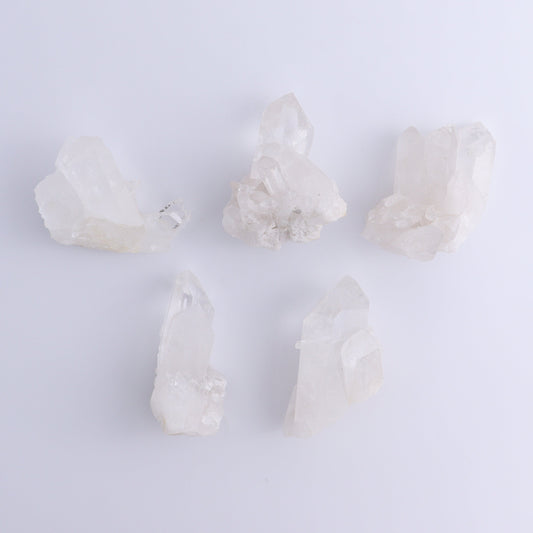 Quartz Clusters Set of 5