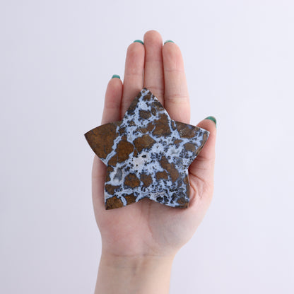 Brecciated Jasper Stars Set of 6 - Expert Wholesale and Supplier of Wholesale Crystals & Bulk Gemstones, ["Brecciated Jasper","Indonesia","stars"]