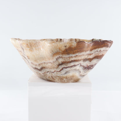 Mexican Onyx/Calcite Bowl 16"