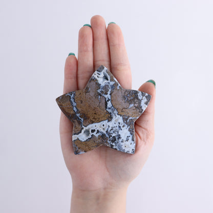 Brecciated Jasper Stars Set of 6 - Expert Wholesale and Supplier of Wholesale Crystals & Bulk Gemstones, ["Brecciated Jasper","Indonesia","stars"]