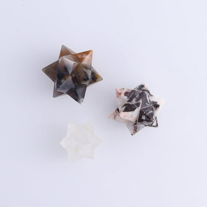 Mixed Stones Stars Set of 15 - Expert Wholesale and Supplier of Wholesale Crystals & Bulk Gemstones, ["jasper","Quartz","Rose Quartz","stars"]