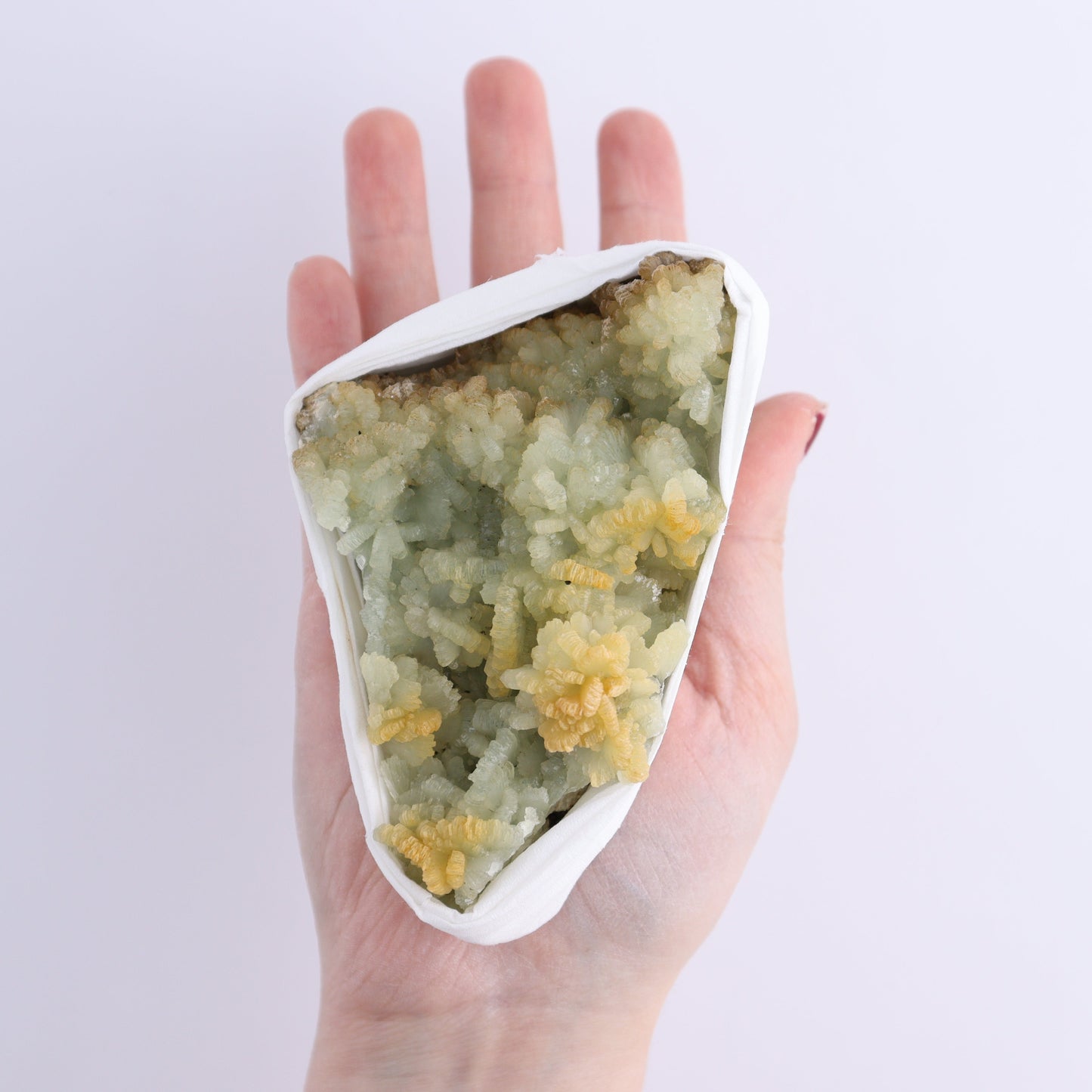 Prehnite Flat from Morocco - Expert Wholesale and Supplier of Wholesale Crystals & Bulk Gemstones, ["Clusters","Flats","Morocco","Prehnite"]