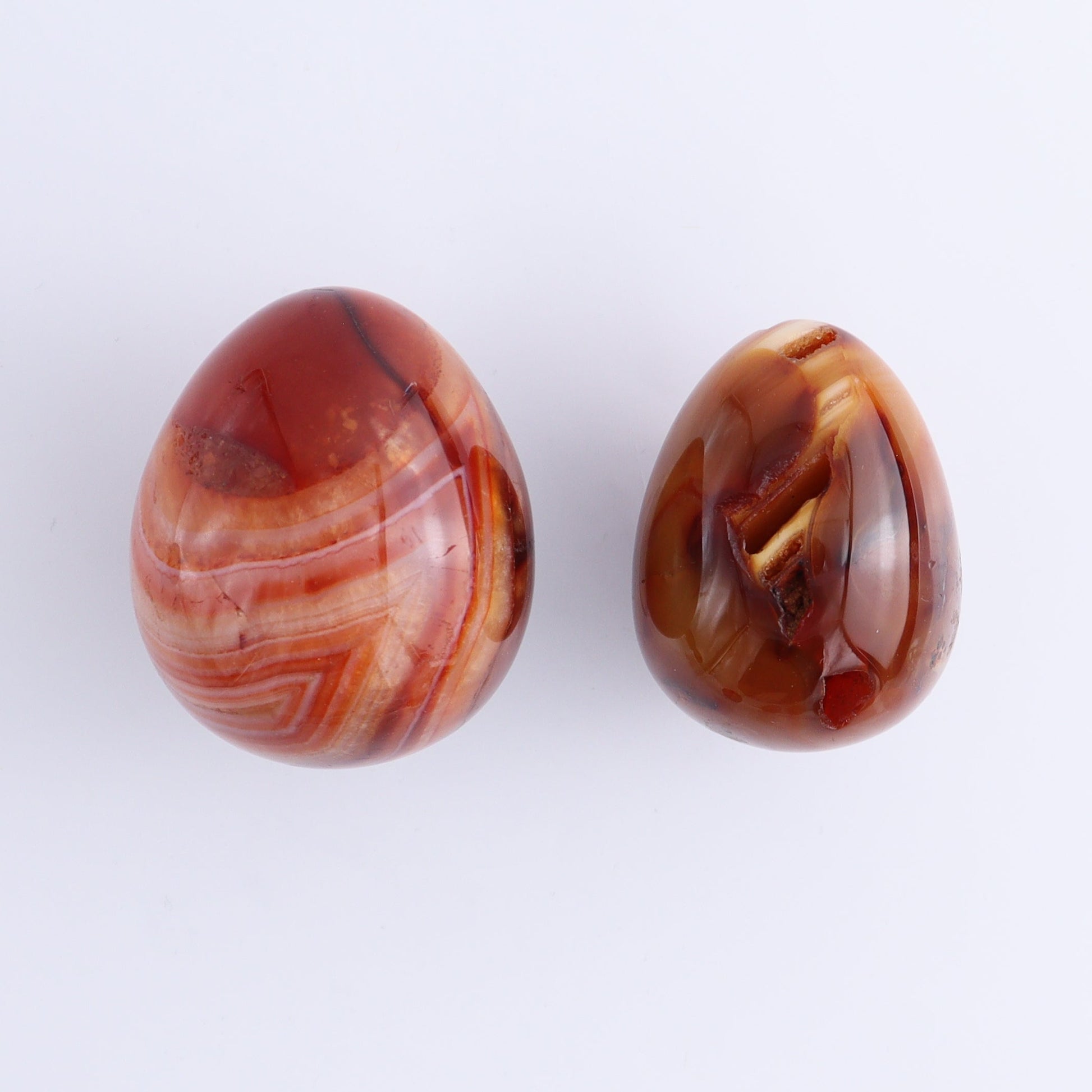 Carnelian Eggs Set of 12 - Expert Wholesale and Supplier of Wholesale Crystals & Bulk Gemstones, ["carnelian","Eggs","Madagascar"]