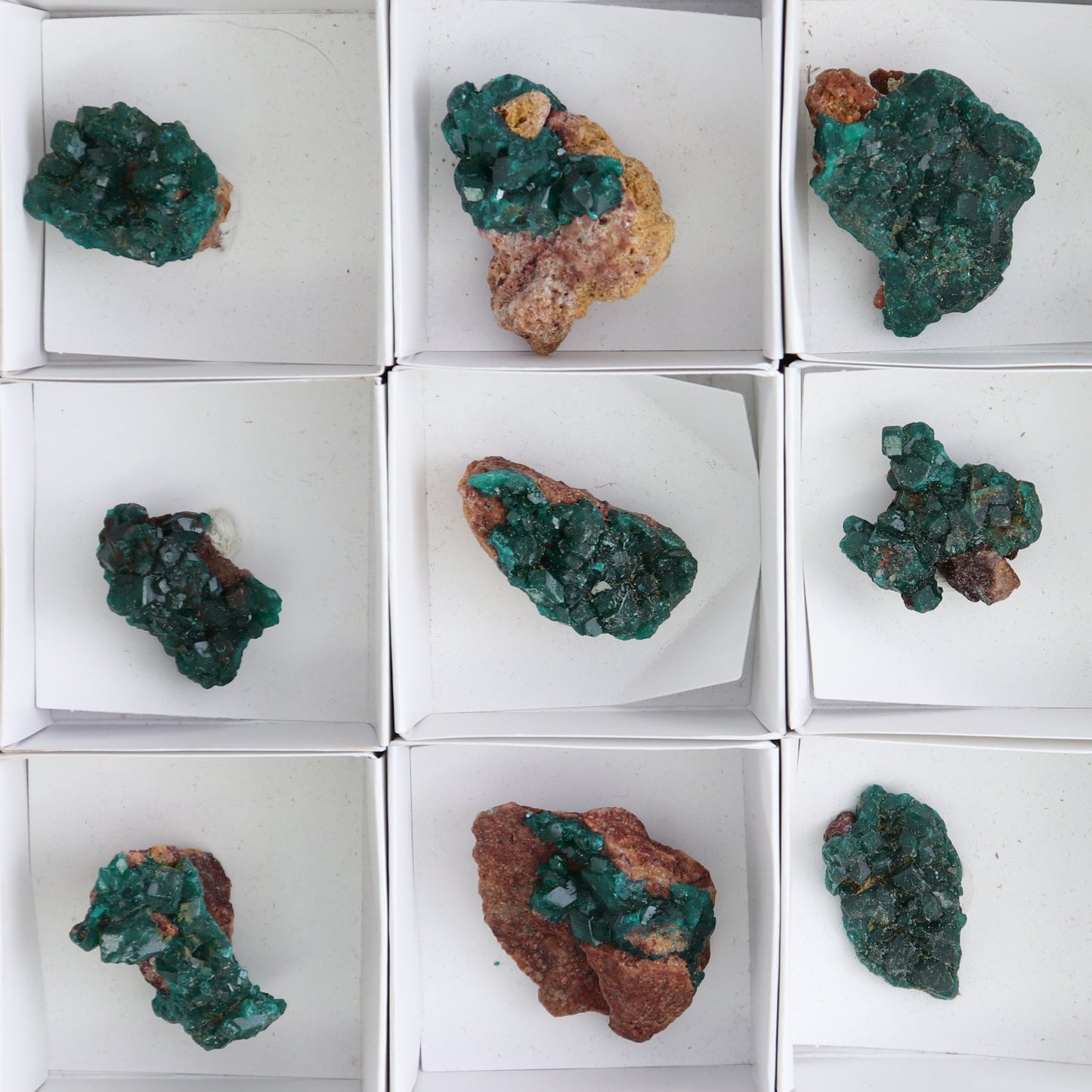 Dioptase Set of 15