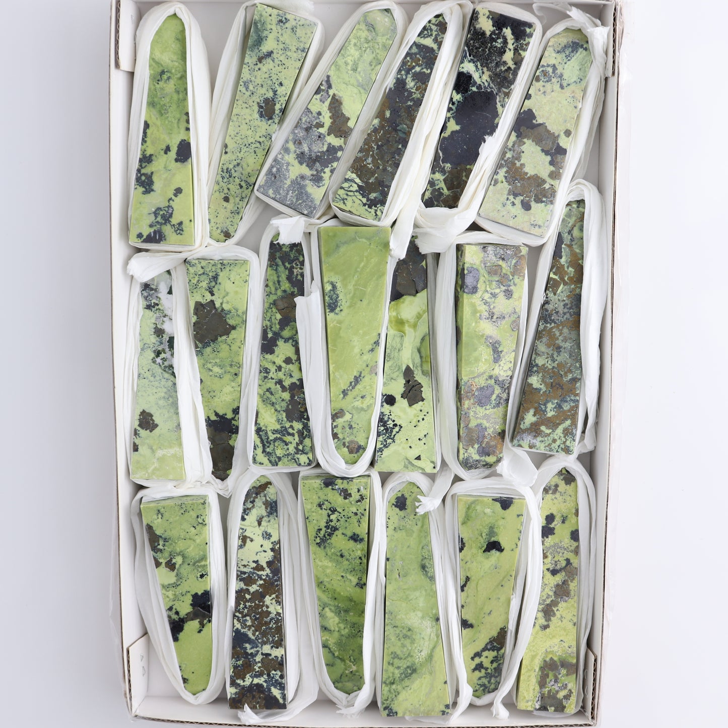 Serpentine Obelisk Set of 19