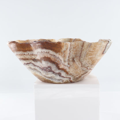 Mexican Onyx/Calcite Bowl 16"