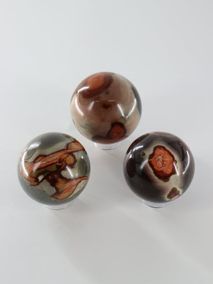 Polychrome Jasper Spheres Set of 6 - Expert Wholesale and Supplier of Wholesale Crystals & Bulk Gemstones, []