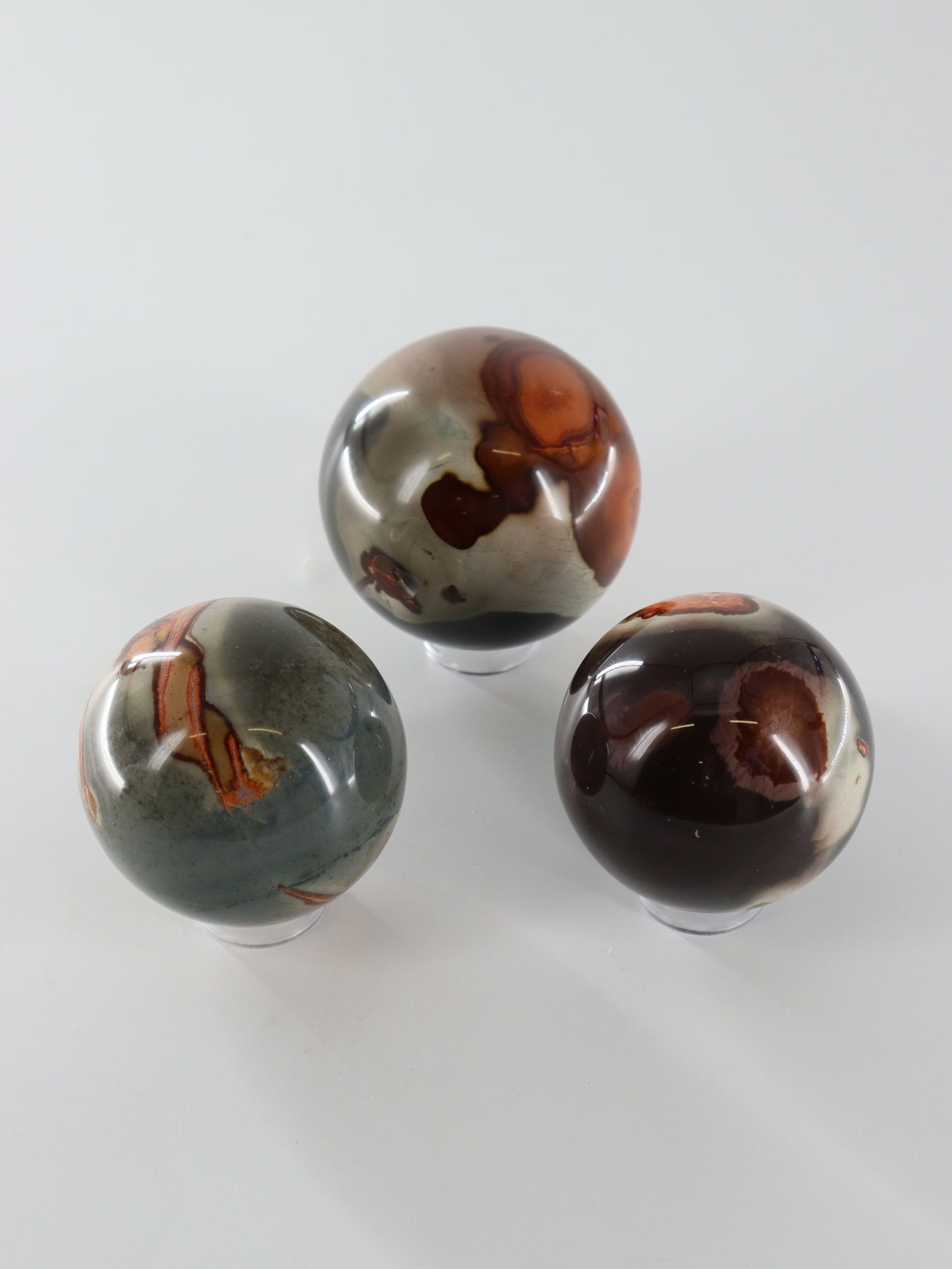Polychrome Jasper Spheres Set of 6 - Expert Wholesale and Supplier of Wholesale Crystals & Bulk Gemstones, []