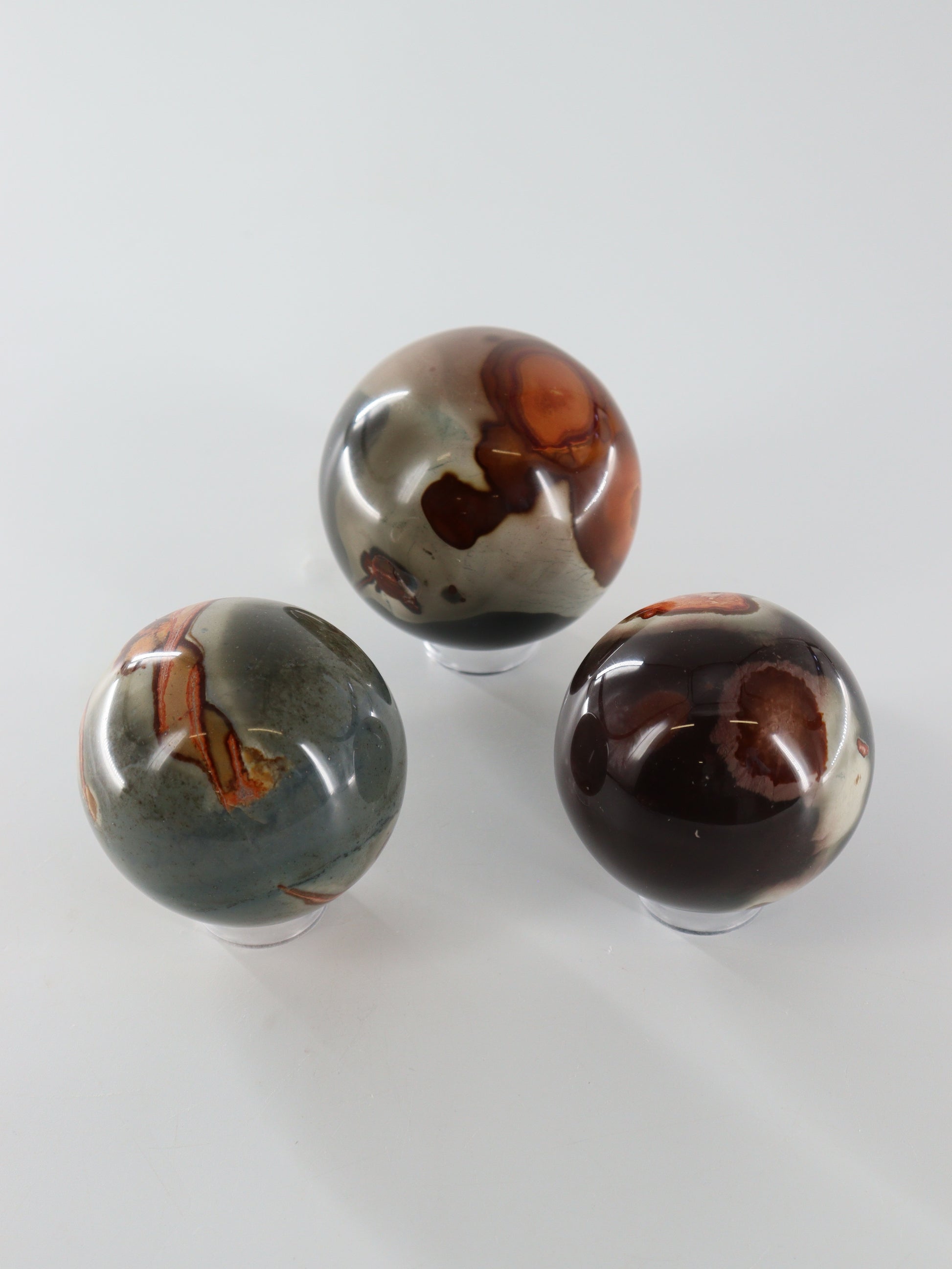 Polychrome Jasper Spheres Set of 6 - Expert Wholesale and Supplier of Wholesale Crystals & Bulk Gemstones, []