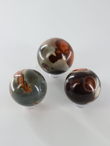 Polychrome Jasper Spheres Set of 6 - Expert Wholesale and Supplier of Wholesale Crystals & Bulk Gemstones, []