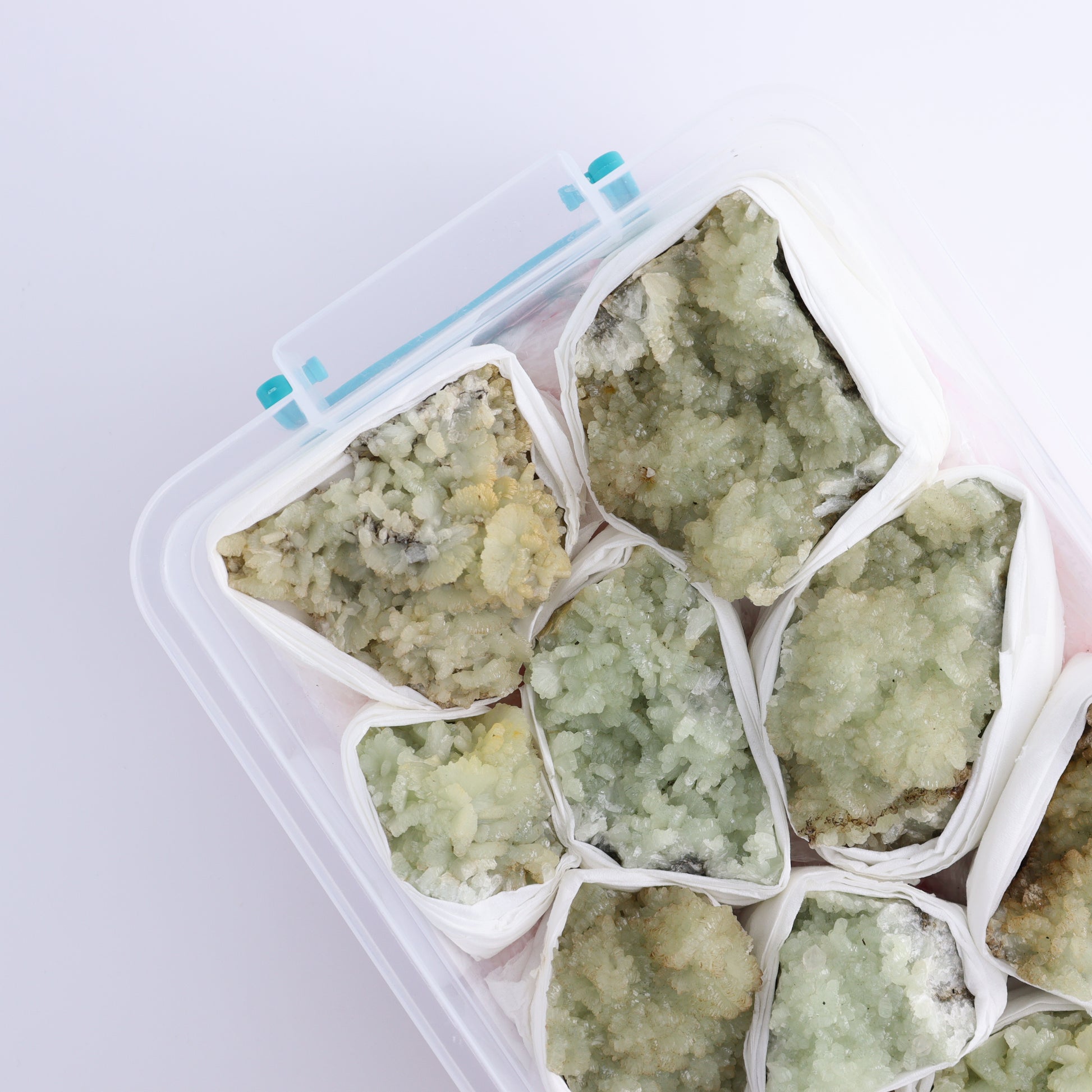 Prehnite Flat from Morocco - Expert Wholesale and Supplier of Wholesale Crystals & Bulk Gemstones, ["Clusters","Flats","Morocco","Prehnite"]