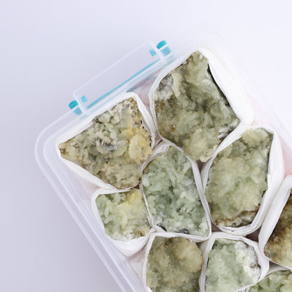 Prehnite Flat from Morocco - Expert Wholesale and Supplier of Wholesale Crystals & Bulk Gemstones, ["Clusters","Flats","Morocco","Prehnite"]