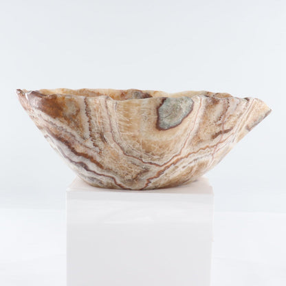 Mexican Onyx/Calcite Bowl 16"