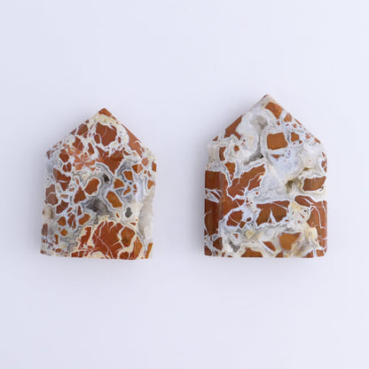 Brecciated Jasper Towers Set of 11 - Expert Wholesale and Supplier of Wholesale Crystals & Bulk Gemstones, ["Brecciated Jasper","Indonesia","Towers"]