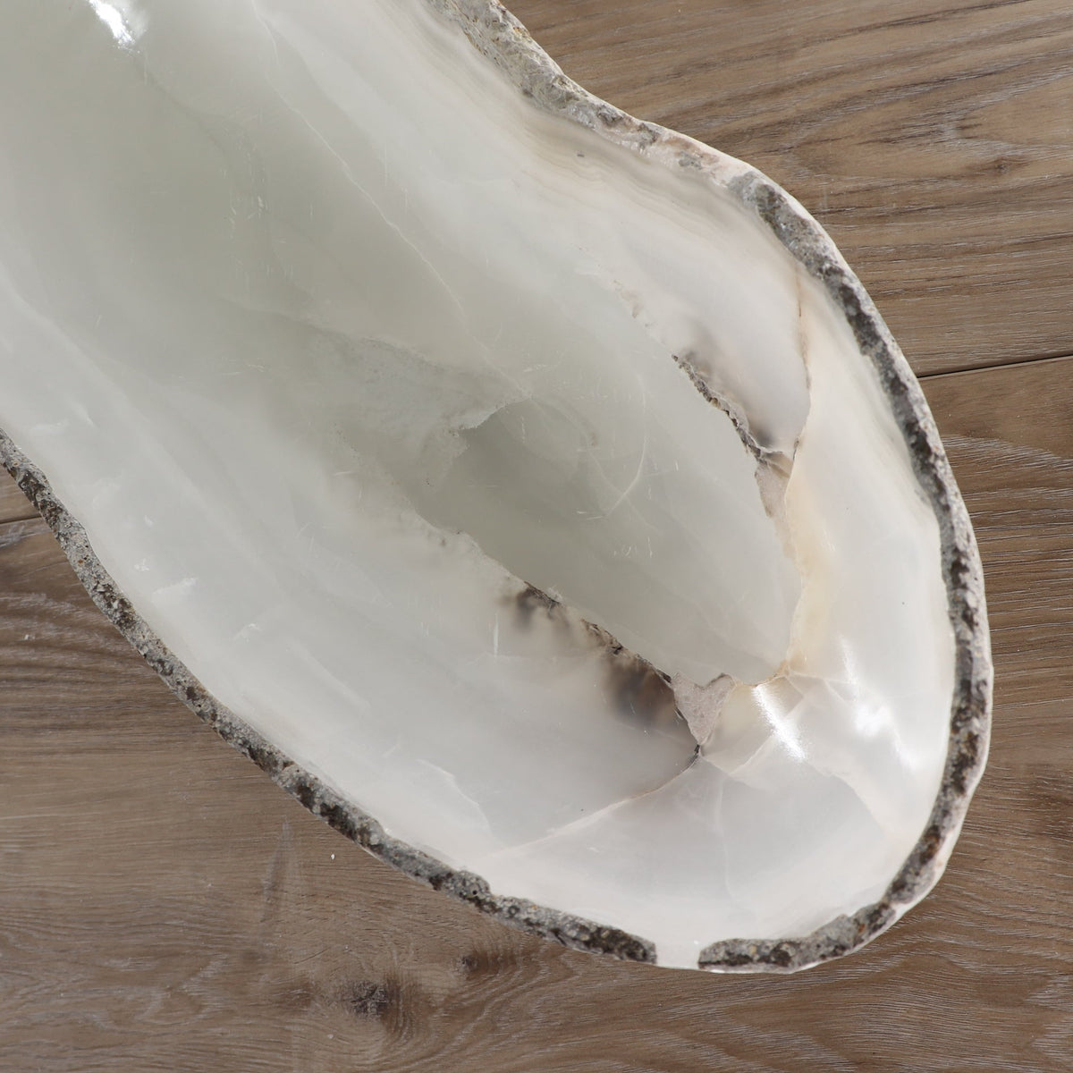 Mexican Onyx/Calcite Canoe Bowl 34"