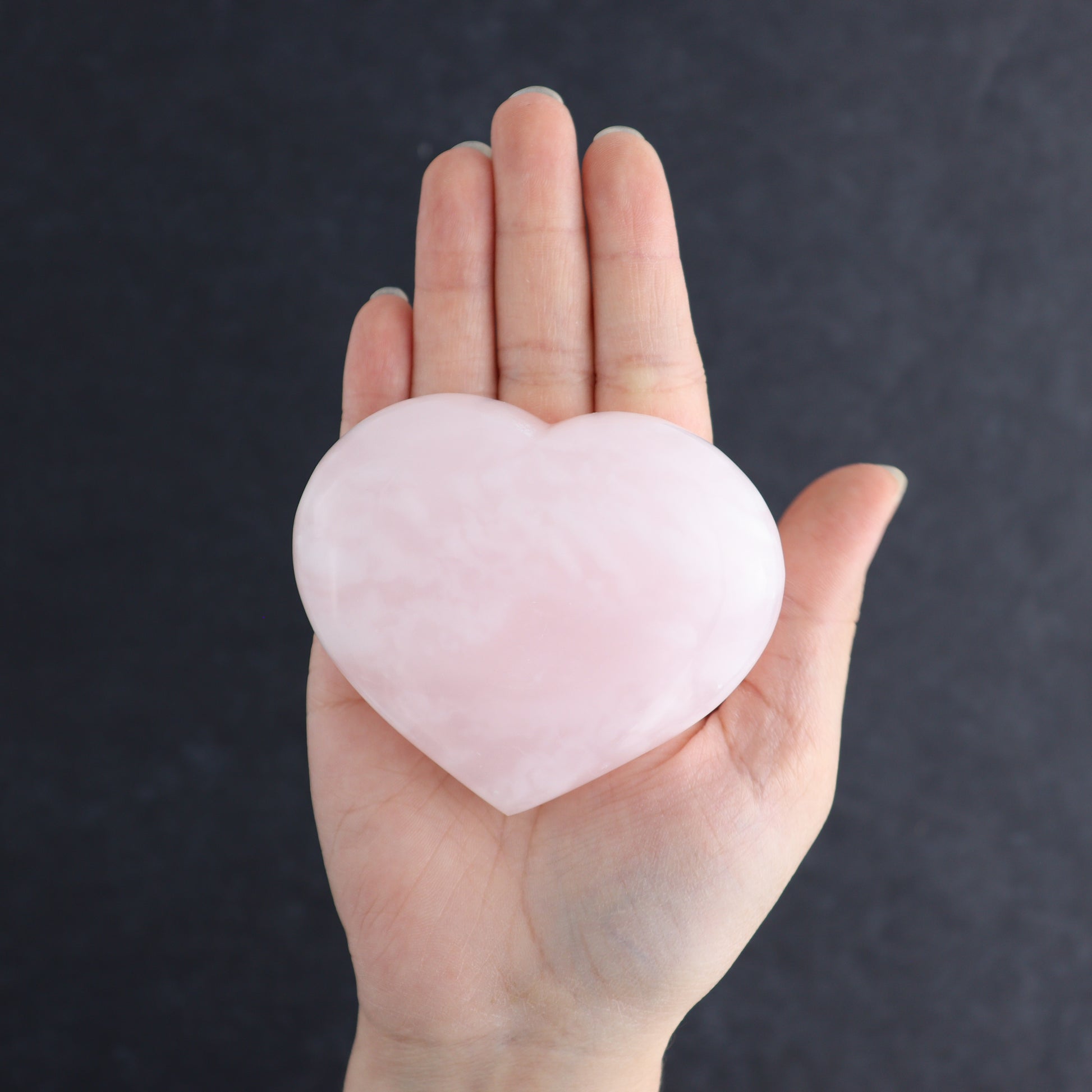 Pink Mangano Calcite Rectangles and Hearts Set of 6 - Expert Wholesale and Supplier of Wholesale Crystals & Bulk Gemstones, ["Calcite","Hearts","Madagascar","Pink Calcite","Rectangle"]