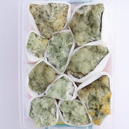 Prehnite Flat from Morocco - Expert Wholesale and Supplier of Wholesale Crystals & Bulk Gemstones, ["Clusters","Flats","Morocco","Prehnite"]