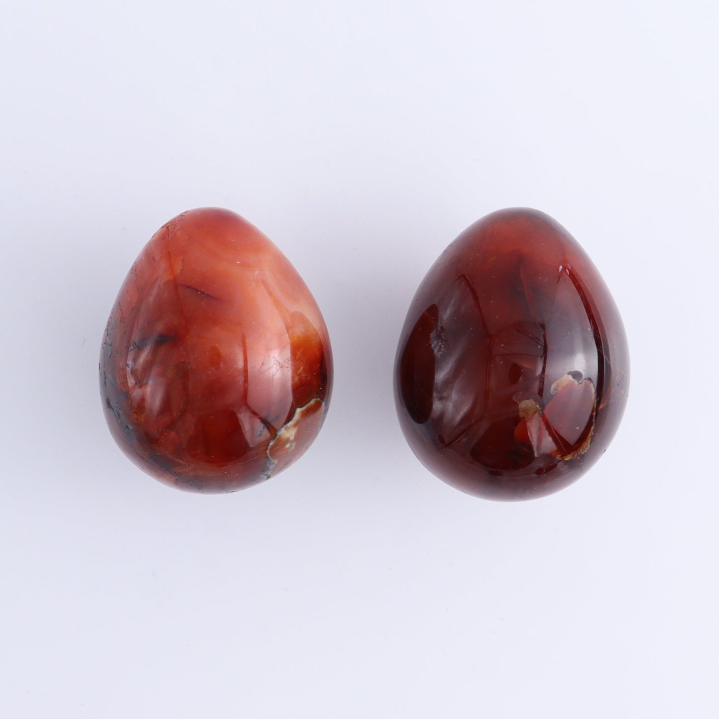 Carnelian Eggs Set of 12 - Expert Wholesale and Supplier of Wholesale Crystals & Bulk Gemstones, ["carnelian","Eggs","Madagascar"]