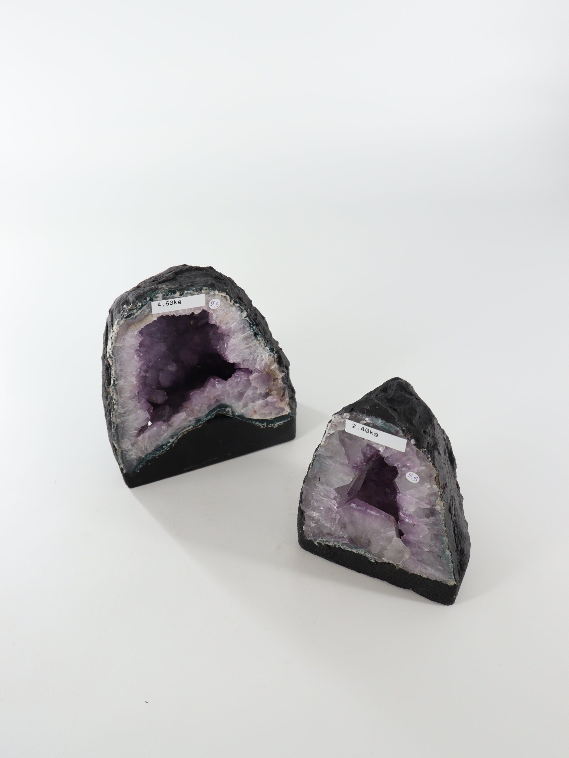 Amethyst Cathedrals Set of 2 - Expert Supplier of Wholesale Crystals & Bulk Gemstones