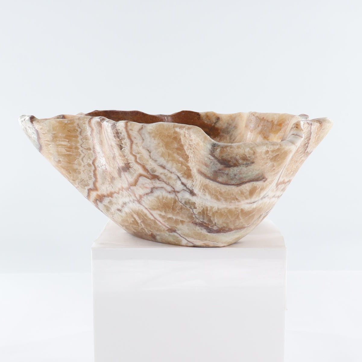 Mexican Onyx/Calcite Bowl 16"