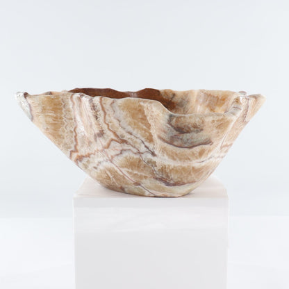 Mexican Onyx/Calcite Bowl 16"