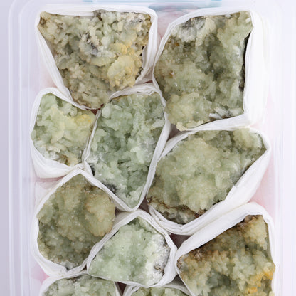 Prehnite Flat from Morocco - Expert Wholesale and Supplier of Wholesale Crystals & Bulk Gemstones, ["Clusters","Flats","Morocco","Prehnite"]