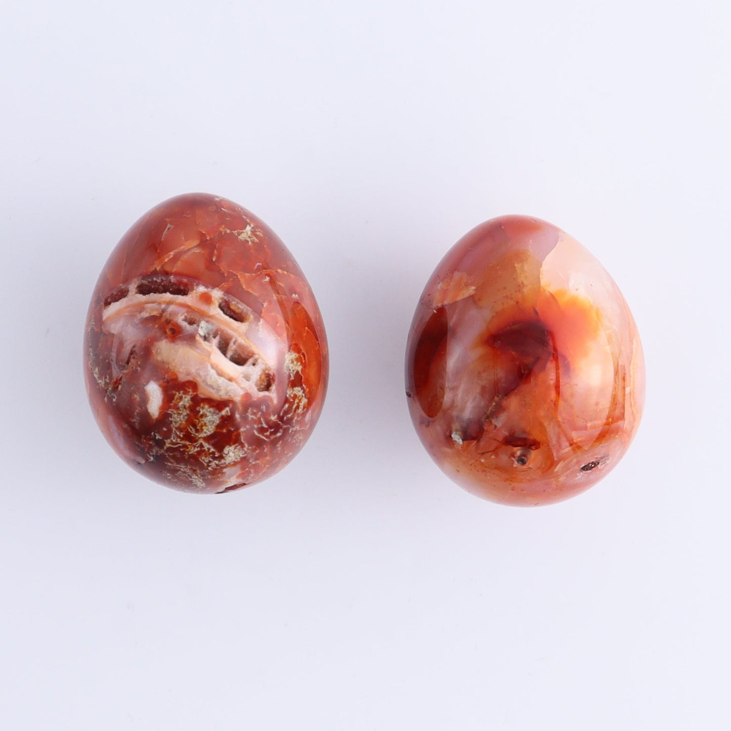 Carnelian Eggs Set of 12 - Expert Wholesale and Supplier of Wholesale Crystals & Bulk Gemstones, ["carnelian","Eggs","Madagascar"]