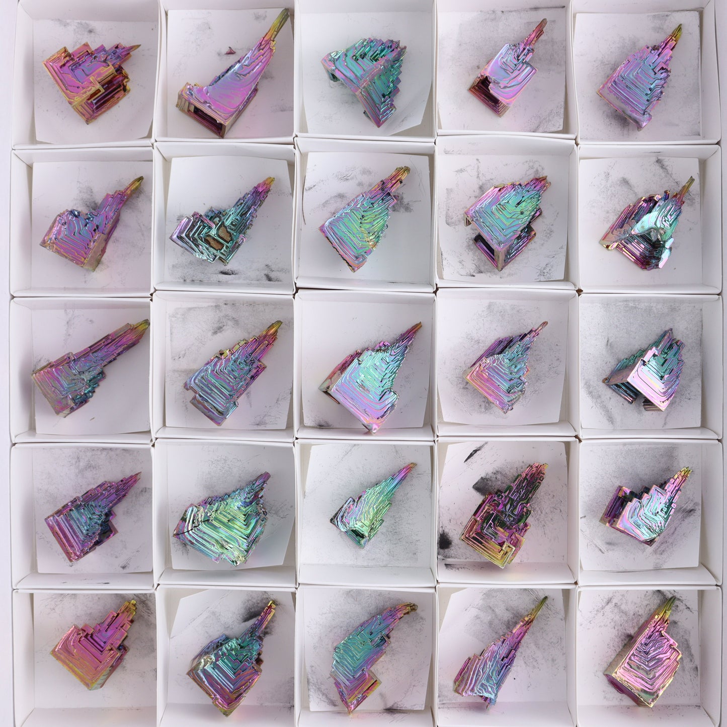 Bismuth Flat of 35 - Expert Wholesale and Supplier of Wholesale Crystals & Bulk Gemstones, ["Bismuth"]