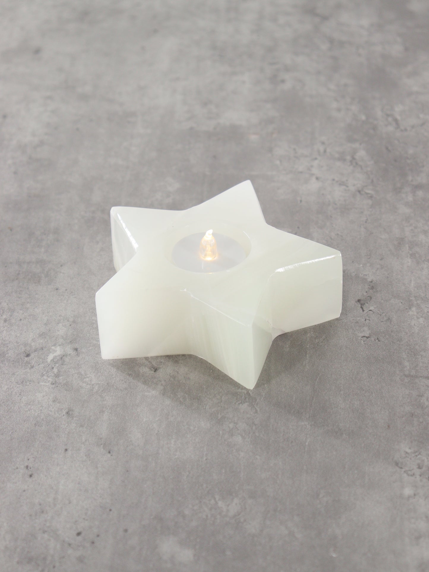 White and Green Onyx Star Candle Holders Set of 4 - Expert Wholesale and Supplier of Wholesale Crystals & Bulk Gemstones, ["Accessories","Candle Holder","Catalog Onyx","Mexico","Onyx"]