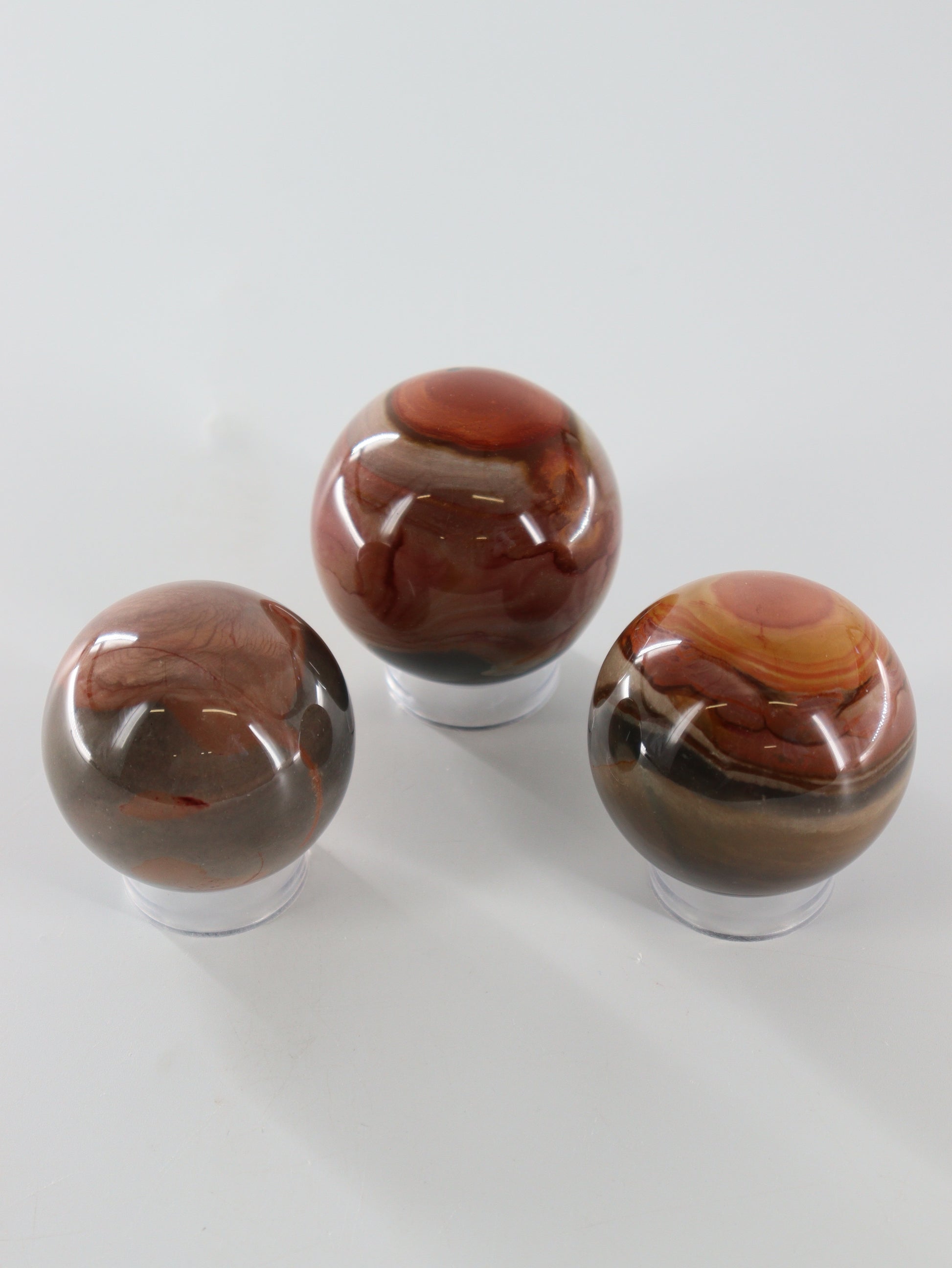 Polychrome Jasper Spheres Set of 6 - Expert Wholesale and Supplier of Wholesale Crystals & Bulk Gemstones, []