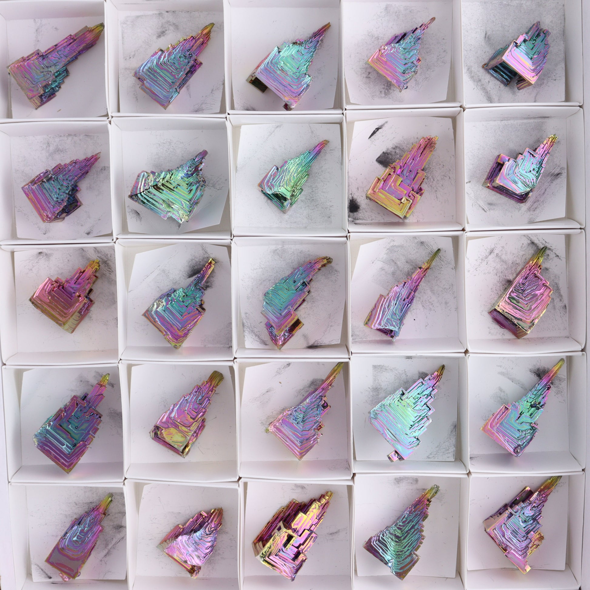 Bismuth Flat of 35 - Expert Wholesale and Supplier of Wholesale Crystals & Bulk Gemstones, ["Bismuth"]