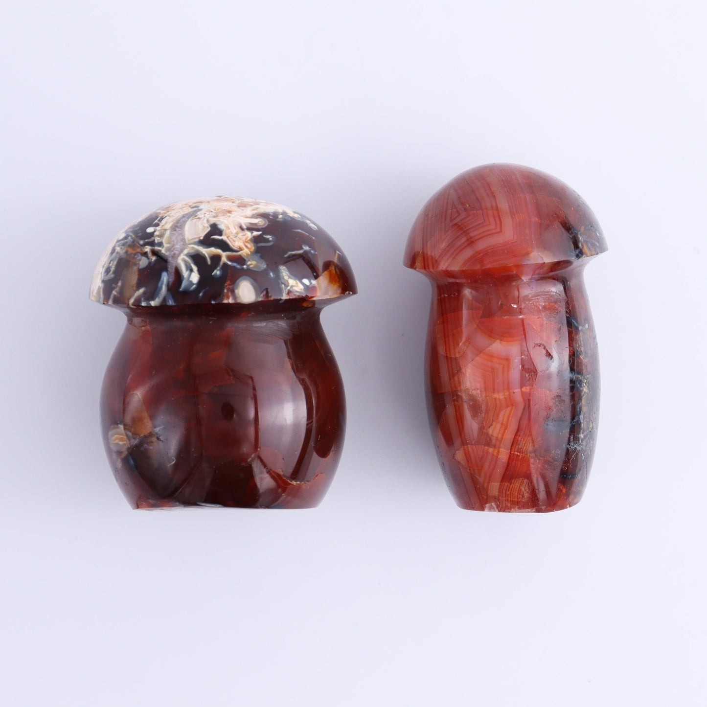 Carnelian Mushrooms Set of 10 - Expert Wholesale and Supplier of Wholesale Crystals & Bulk Gemstones, ["carnelian","Madagascar","Mushrooms"]