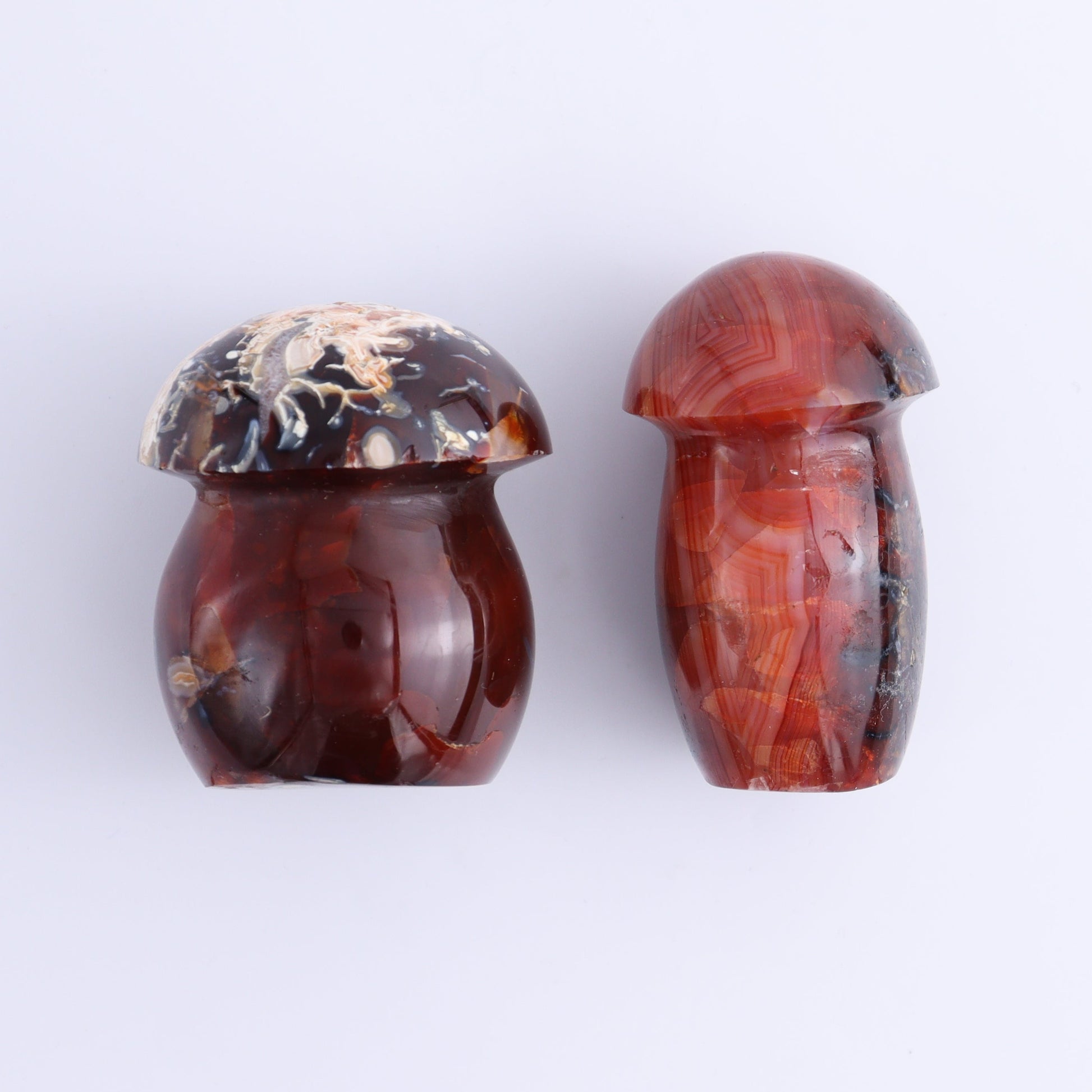 Carnelian Mushrooms Set of 10 - Expert Wholesale and Supplier of Wholesale Crystals & Bulk Gemstones, ["carnelian","Madagascar","Mushrooms"]