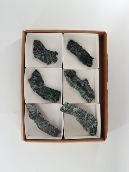 Seraphinite Slices and Slabs Set of 6