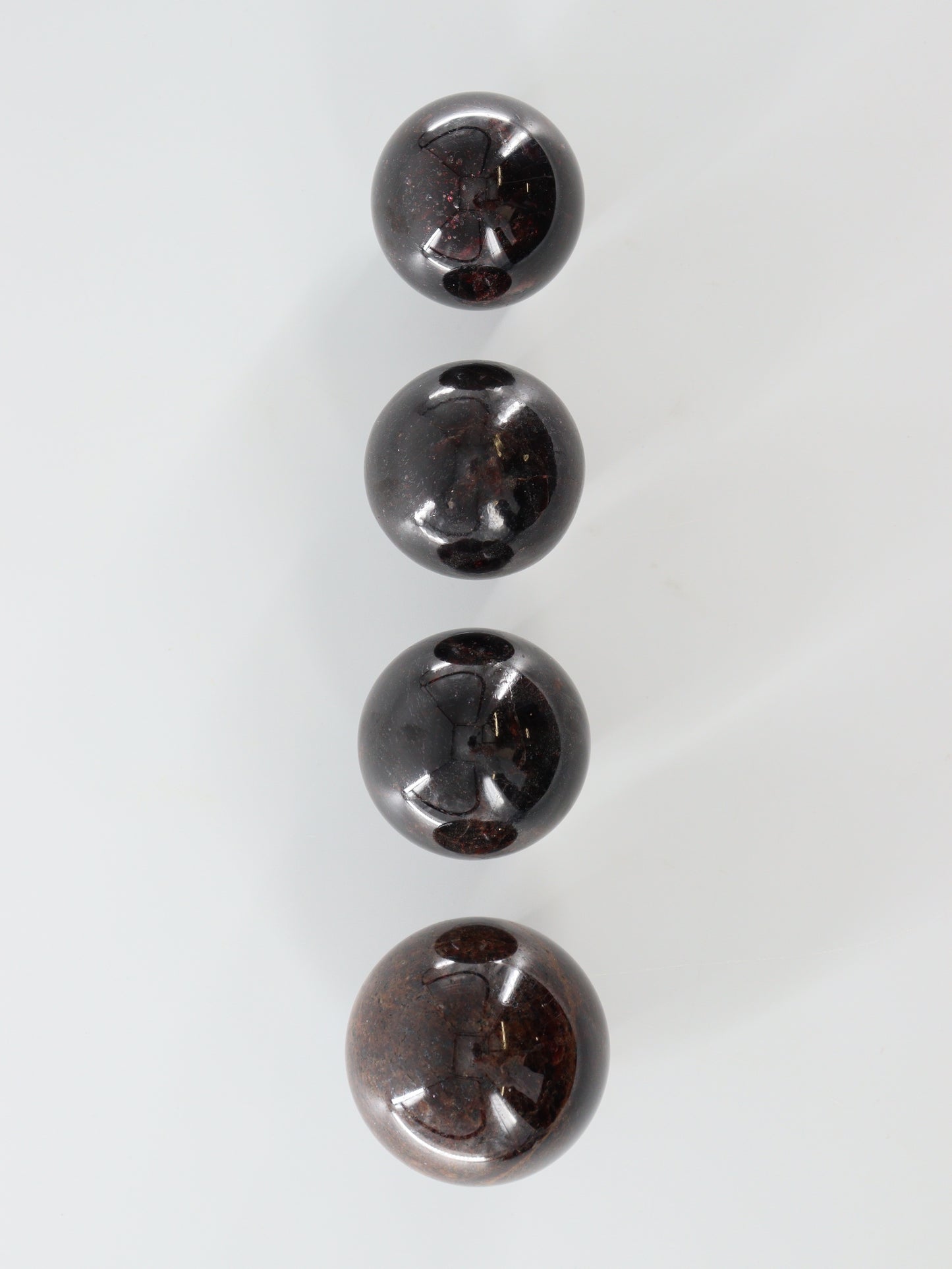 Garnet Spheres Set of 4 - Expert Wholesale and Supplier of Wholesale Crystals & Bulk Gemstones, []