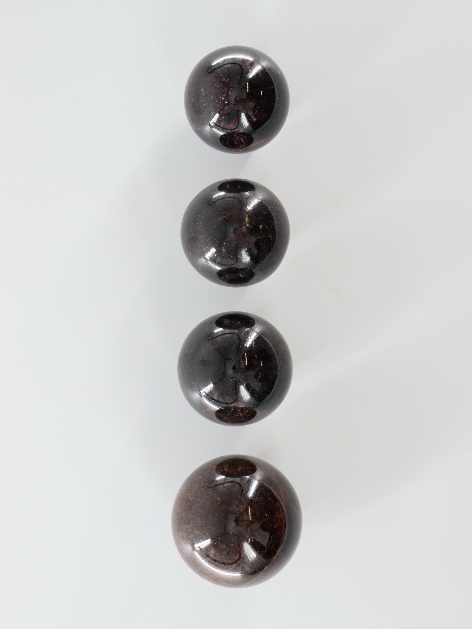 Garnet Spheres Set of 4 - Expert Wholesale and Supplier of Wholesale Crystals & Bulk Gemstones, []