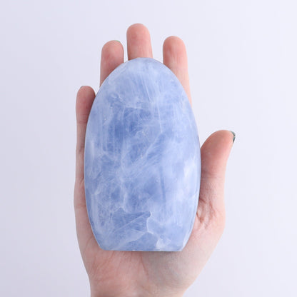 Blue Calcite Freeforms Set of 6 - Expert Wholesale and Supplier of Wholesale Crystals & Bulk Gemstones, ["Blue Calcite","Calcite","Freeform","Freeforms"]