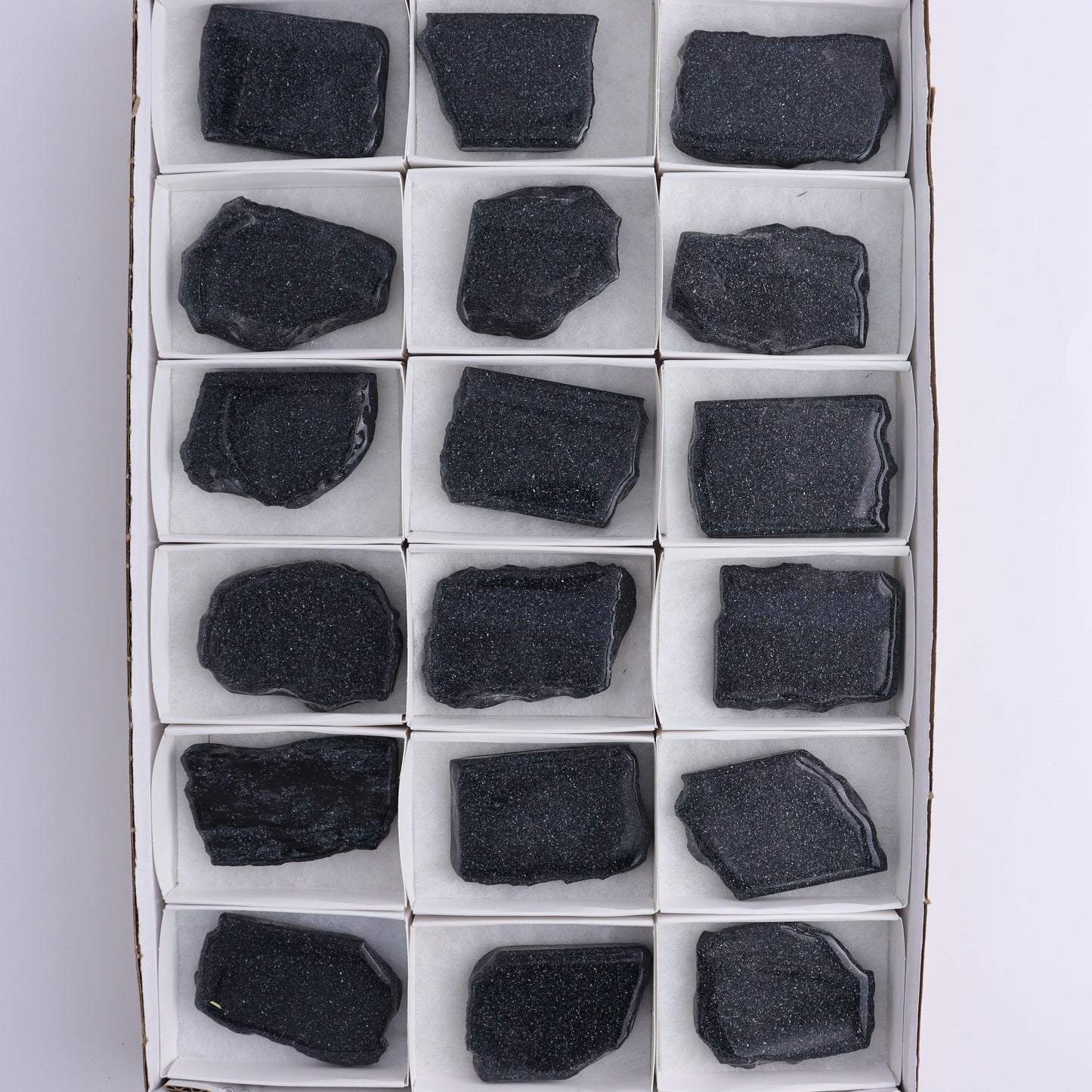 Specularite Flat of 18 - Expert Wholesale and Supplier of Wholesale Crystals & Bulk Gemstones, ["flat","Flats","Specularite","United States"]