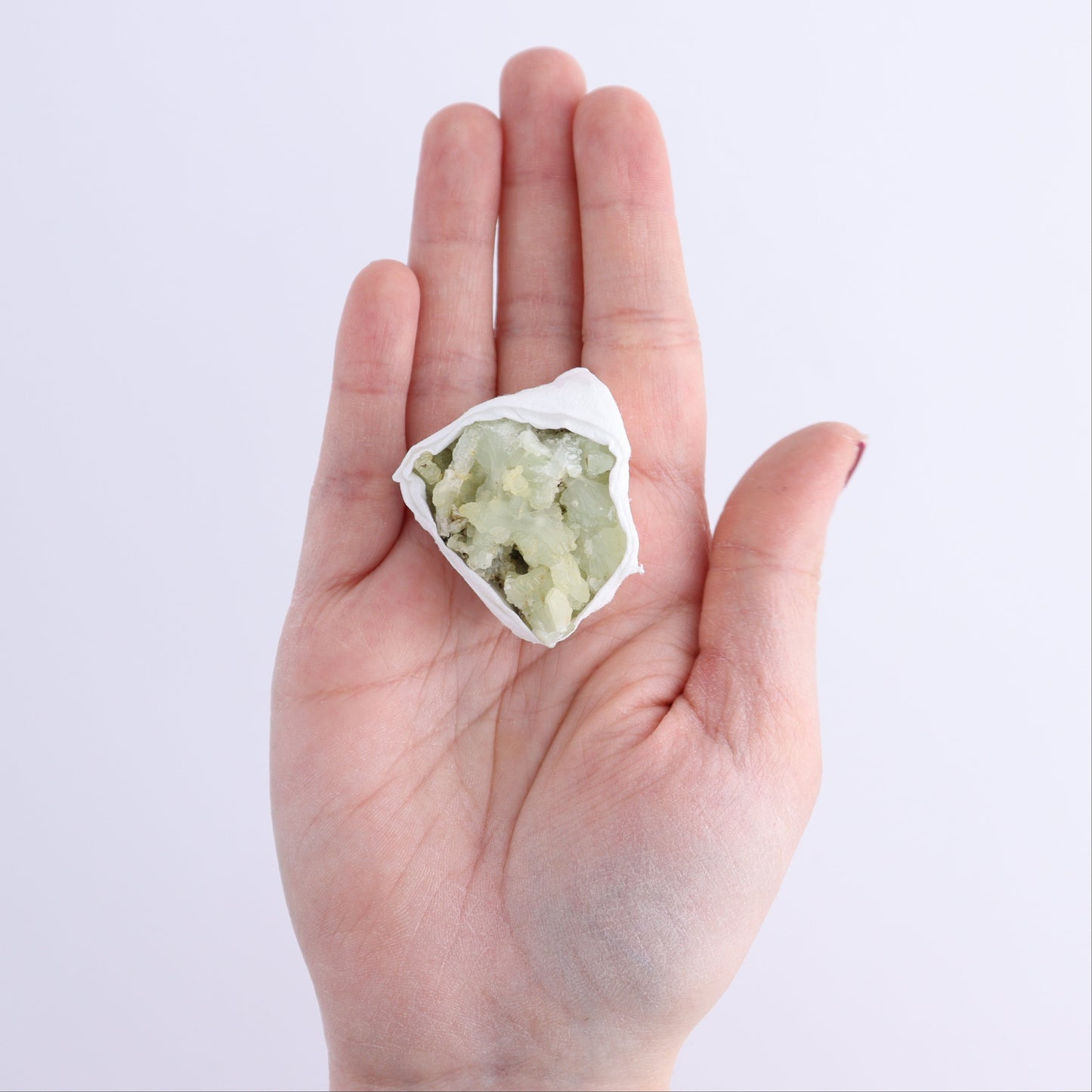 Prehnite Flat from Morocco - Expert Wholesale and Supplier of Wholesale Crystals & Bulk Gemstones, ["Clusters","Flats","Morocco","Prehnite"]