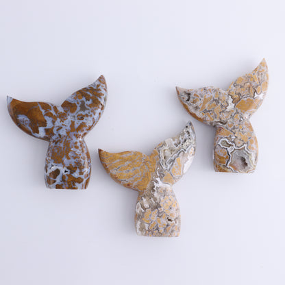 Brecciated Jasper Mixed Carvings Set of 6 - Expert Wholesale and Supplier of Wholesale Crystals & Bulk Gemstones, ["Brecciated Jasper","Freeforms","Indonesia","Mermaid Tail","moons"]
