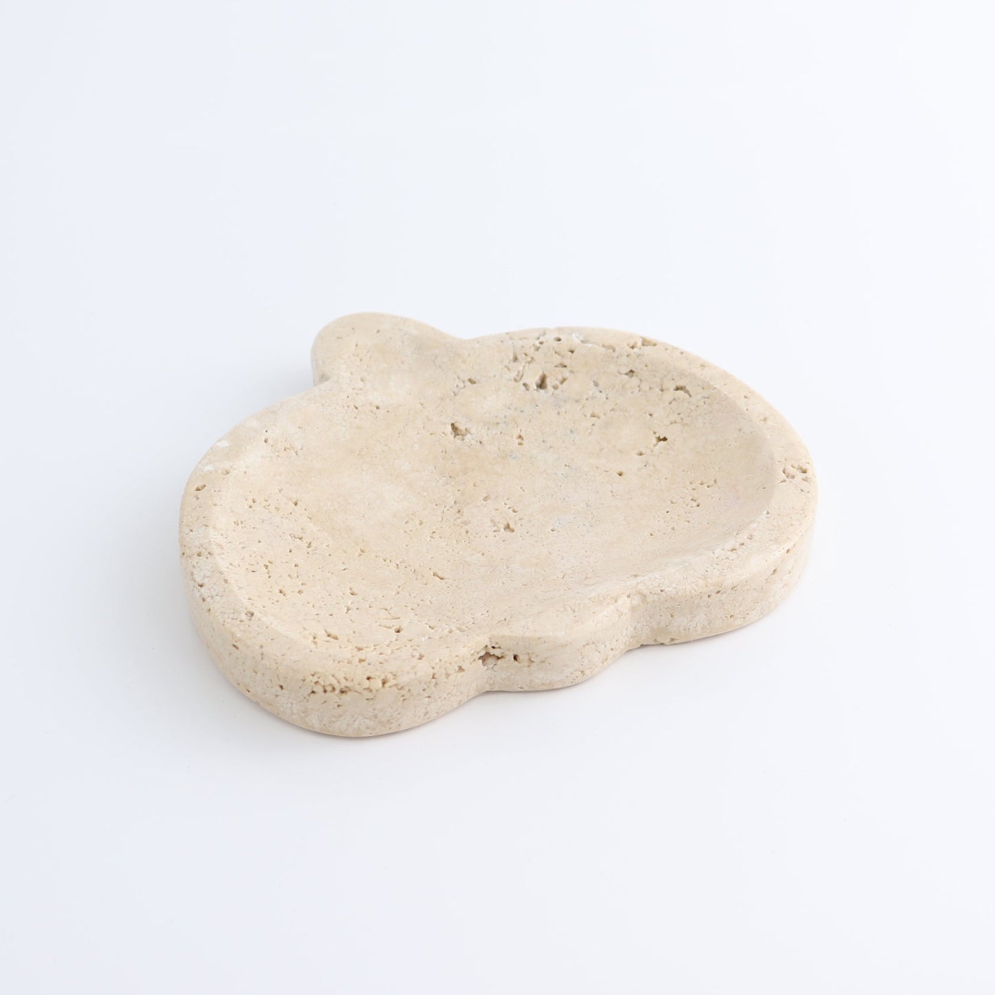 One Travertine Pumpkin Dish